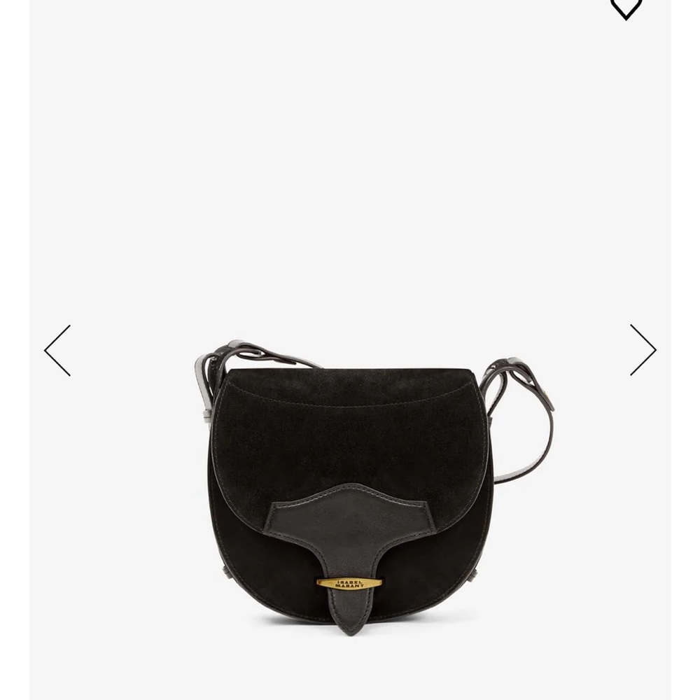 Isabel Marant Botsy Black Suede Crossbody Bag - Picture 4 of 14